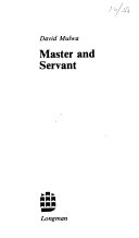 Master and servant /