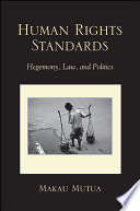 Human rights standards : hegemony, law, and politics /
