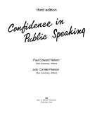 Confidence in public speaking /