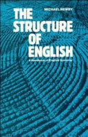 The structure of english : a handbook of English Grammar /