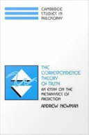 The correspondence theory of truth an essay on the metaphysics of predication /