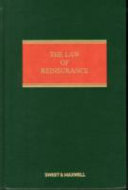 The law of reinsurance in England and Bermuda /