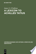 A lexicon to Achilles Tatius /