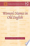 Women's names in Old English
