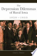 The Depression dilemmas of rural Iowa, 1929-1933