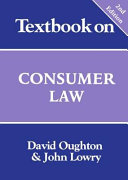 Textbook on consumer law /