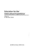 Education for the intercultural experience /