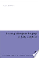 Learning through language in early childhood