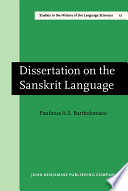 Dissertation on the Sanskrit language