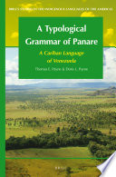 A typological hrammar of Panare, a Cariban language of Venezuela