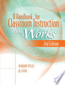 A handbook for classroom instruction that works