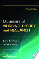 Dictionary of nursing theory and research