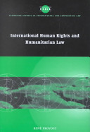 International human rights and humanitarian law