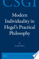 Modern individuality in Hegel's practical philosophy