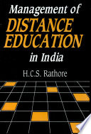 Management of distance education in India /
