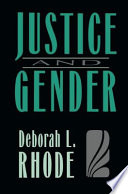Justice and gender sex discrimination and the law /