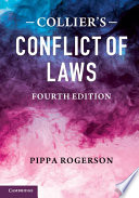 Collier's conflict of laws /