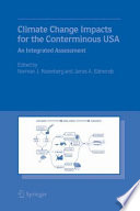 Climate Change Impacts for the Conterminous USA An Integrated Assessment /