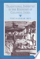 Traditional industry in the economy of colonial India