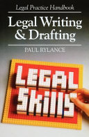 Legal writing and drafting /