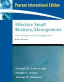 Effective small business management : an entrepreneural approach /