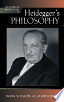 Historical dictionary of Heidegger's philosophy