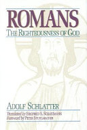 Romans : the righteousness of God /