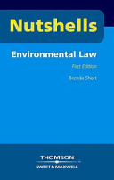 Nutshells : environmental law in a nutshell /