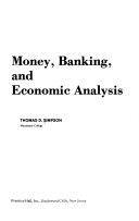 Money, banking, and economic analysis /