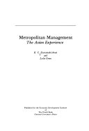 Metropolitan management : the Asian experience /