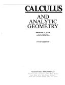 Calculus and analytic geometry /