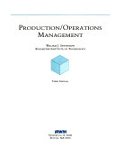 Production/operations management /