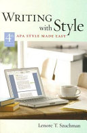Writing with style : APA style made easy /