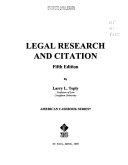 Legal research and citation /