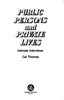 Public persons and private lives : intimate interviews /