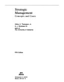 Strategic management : Concepts and cases. /