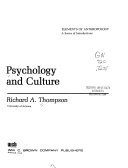 Psychology and culture /