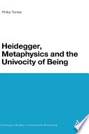 Heidegger, metaphysics, and the univocity of being