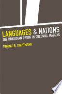 Languages and nations the Dravidian proof in colonial Madras /