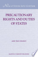 Precautionary rights and duties of states
