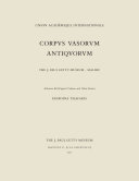 Corpus Vasorum Antiquorum, Fascicule 10 : Athenian Red-Figure Column and Volute Kraters /