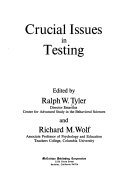 Crucial issues in testing /