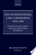 The International law commission, 1949-1998 /