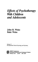 Effects of psychotherapy with children and adolescents /