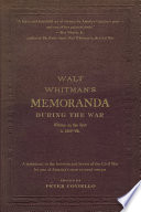 Memoranda during the war