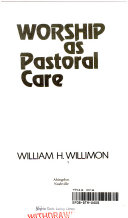Worship as pastoral care /