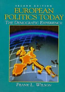 European politics today : the democratic experience /