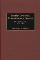 Family dynasty, revolutionary society the Cochins of Paris, 1750-1922 /