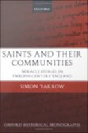 Saints and their communities miracle stories in twelfth century England /