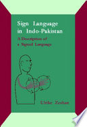 Sign language in Indo-Pakistan a description of a signed language /